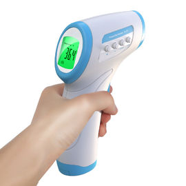 Chiny Bezdotykowy ręczny termometr na podczerwień / LCD termometr na podczerwień Bez szkody dla ludzkiego ciała fabryka
